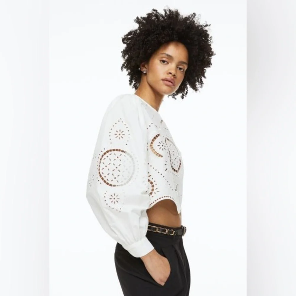 H&M Broderie Anglaise Blouse - Picture 2 of 13